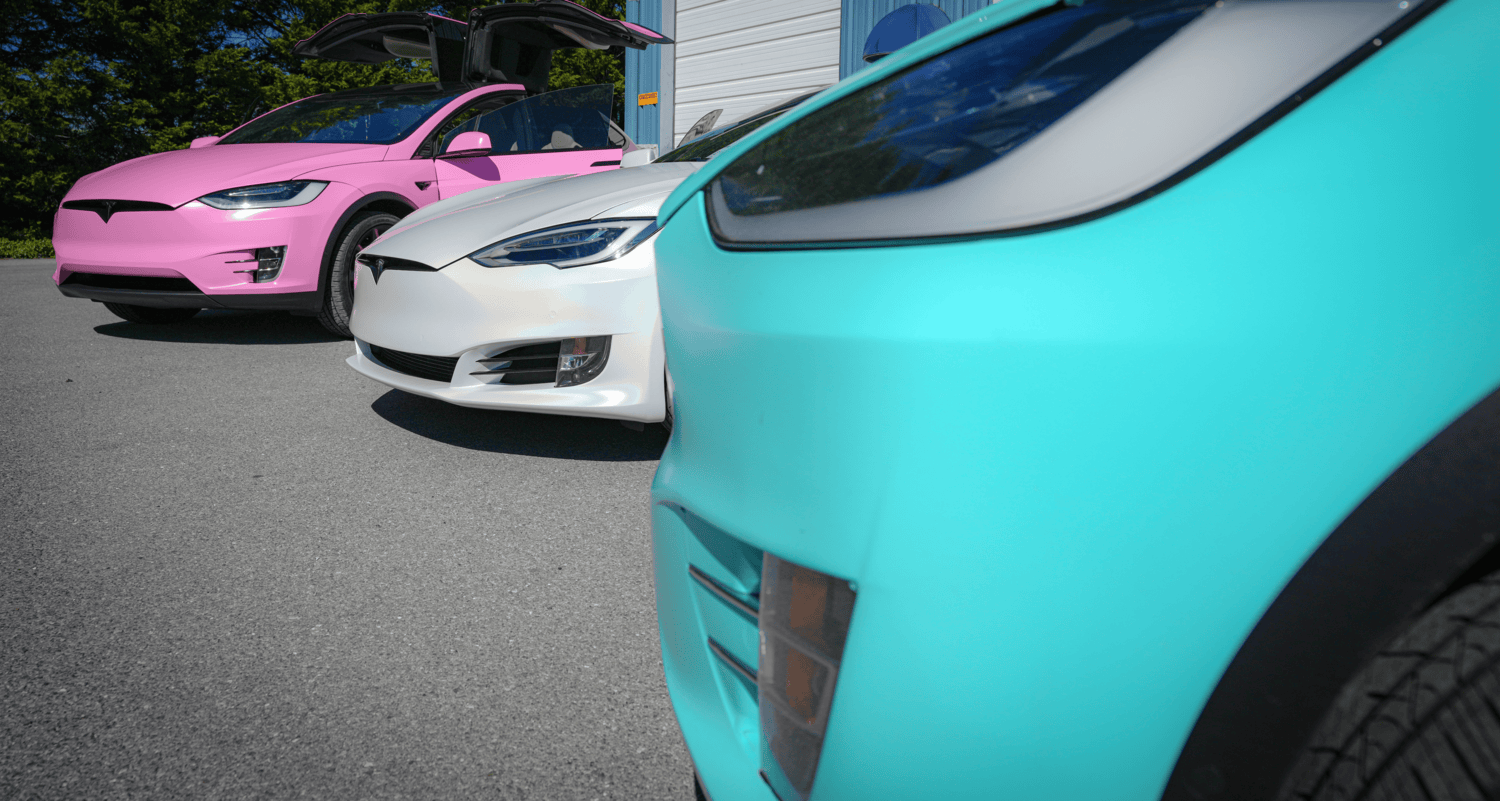 Tesla PPF wrap